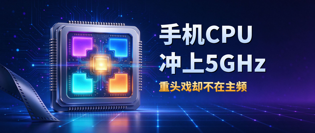 手机CPU第一次冲上5GHz，重头戏却不在主频