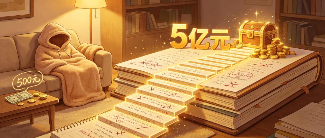 500块和5个亿之间，隔着一本错题本