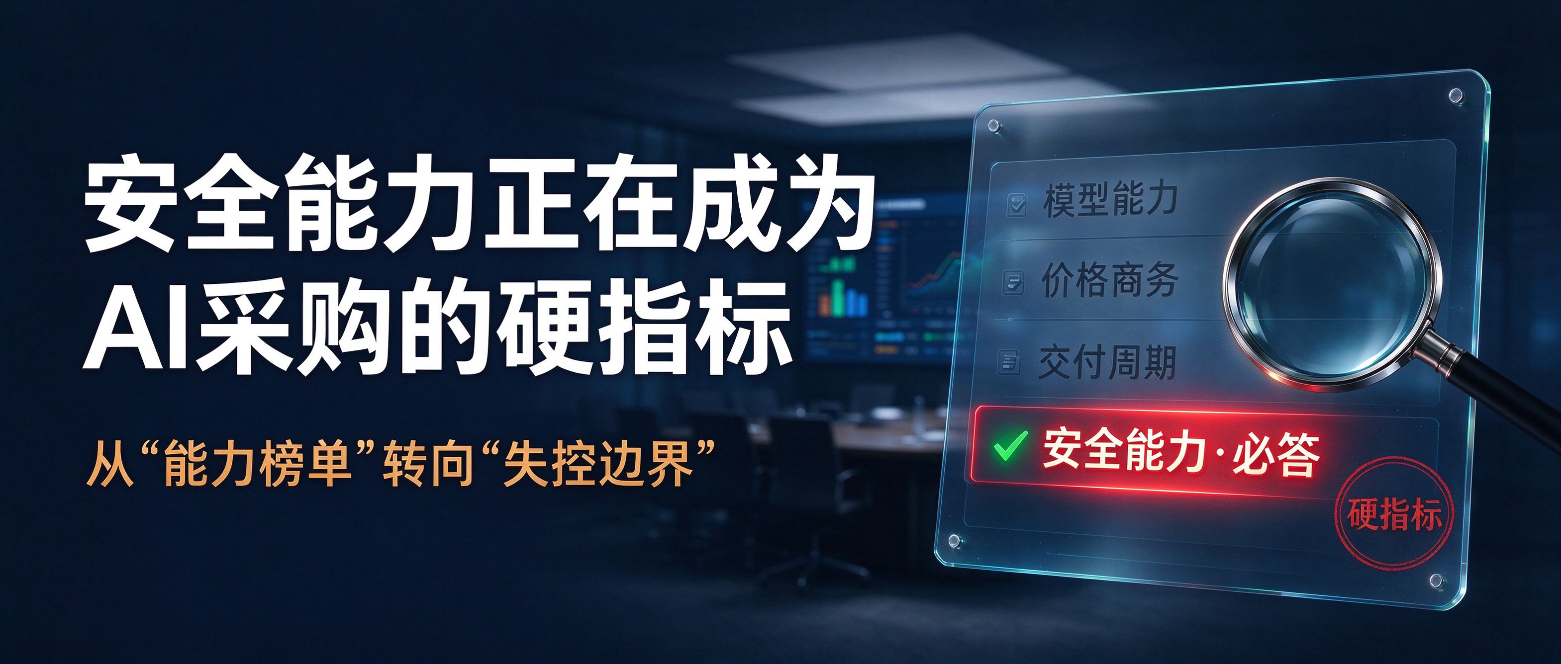 安全能力正在成为AI采购的硬指标