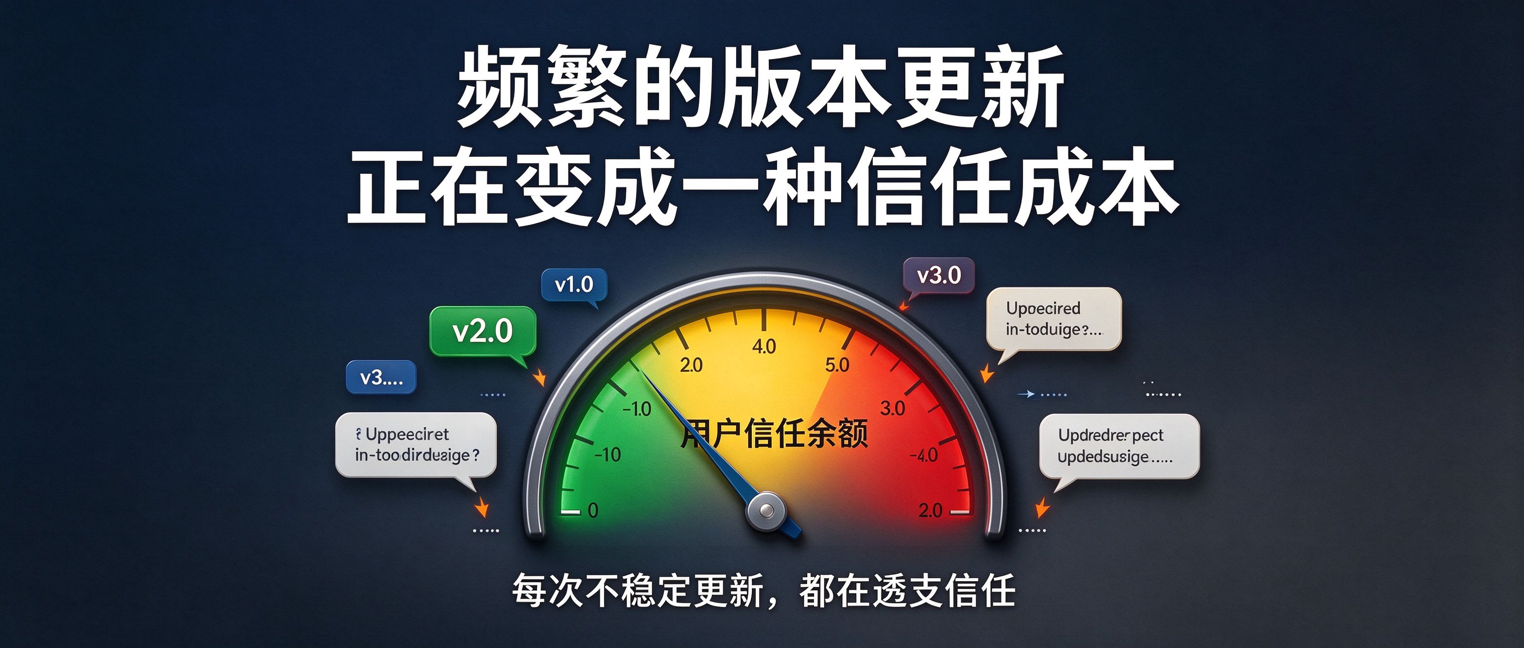 频繁的版本更新，正在变成一种信任成本