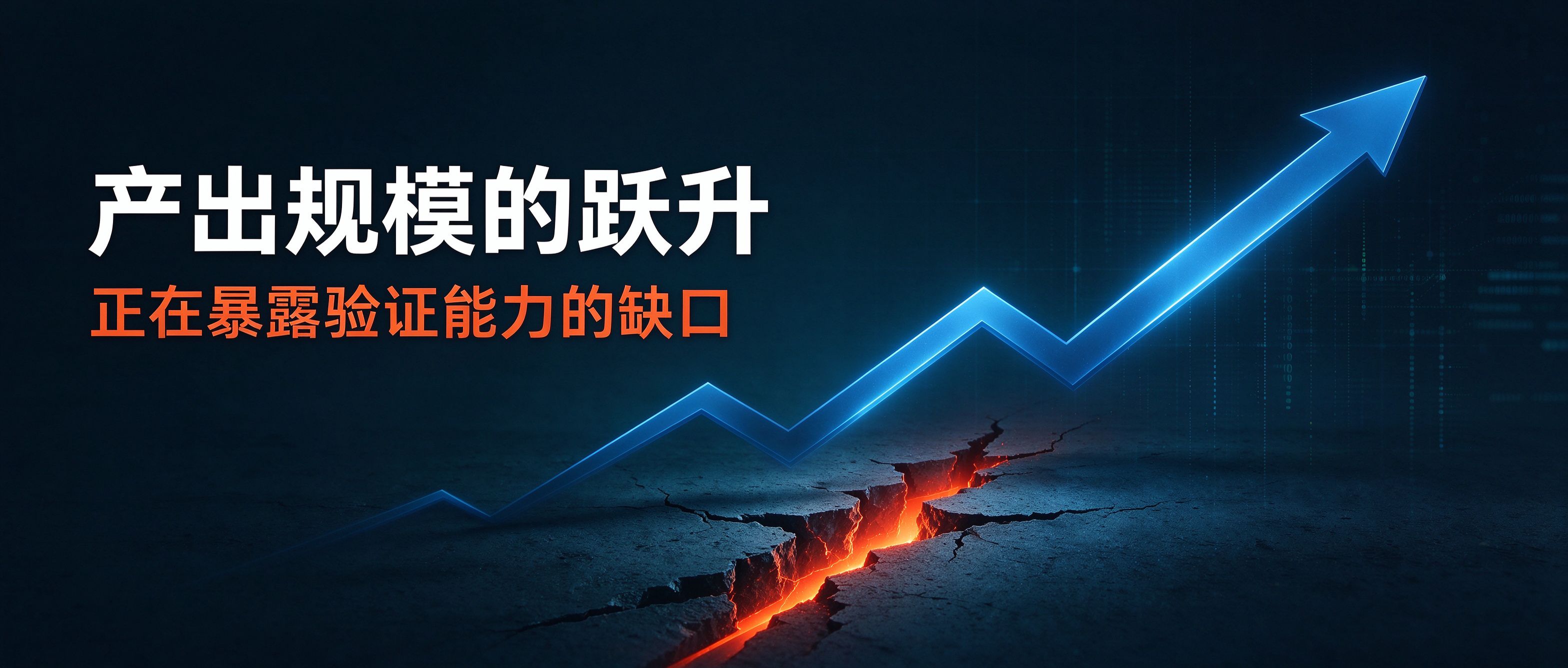 产出规模的跃升，正在暴露验证能力的缺口