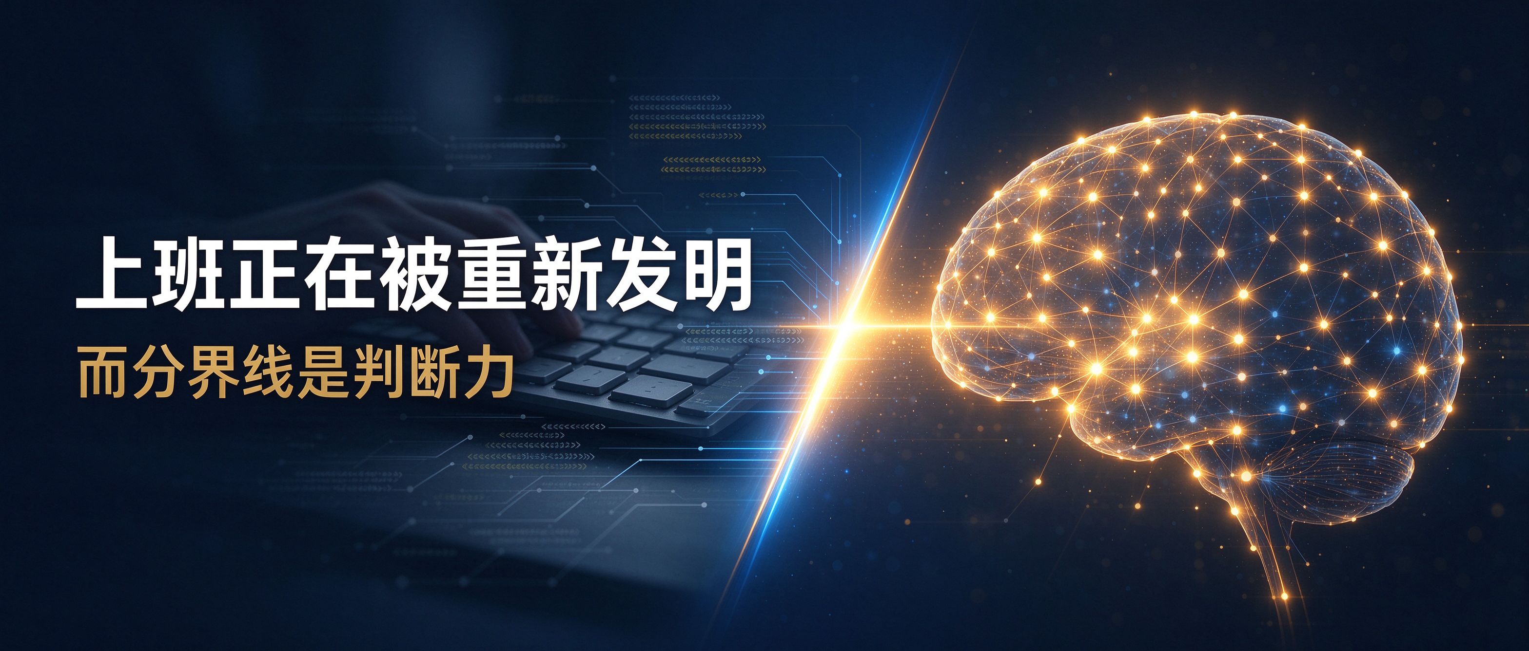 上班正在被重新发明，而分界线是判断力