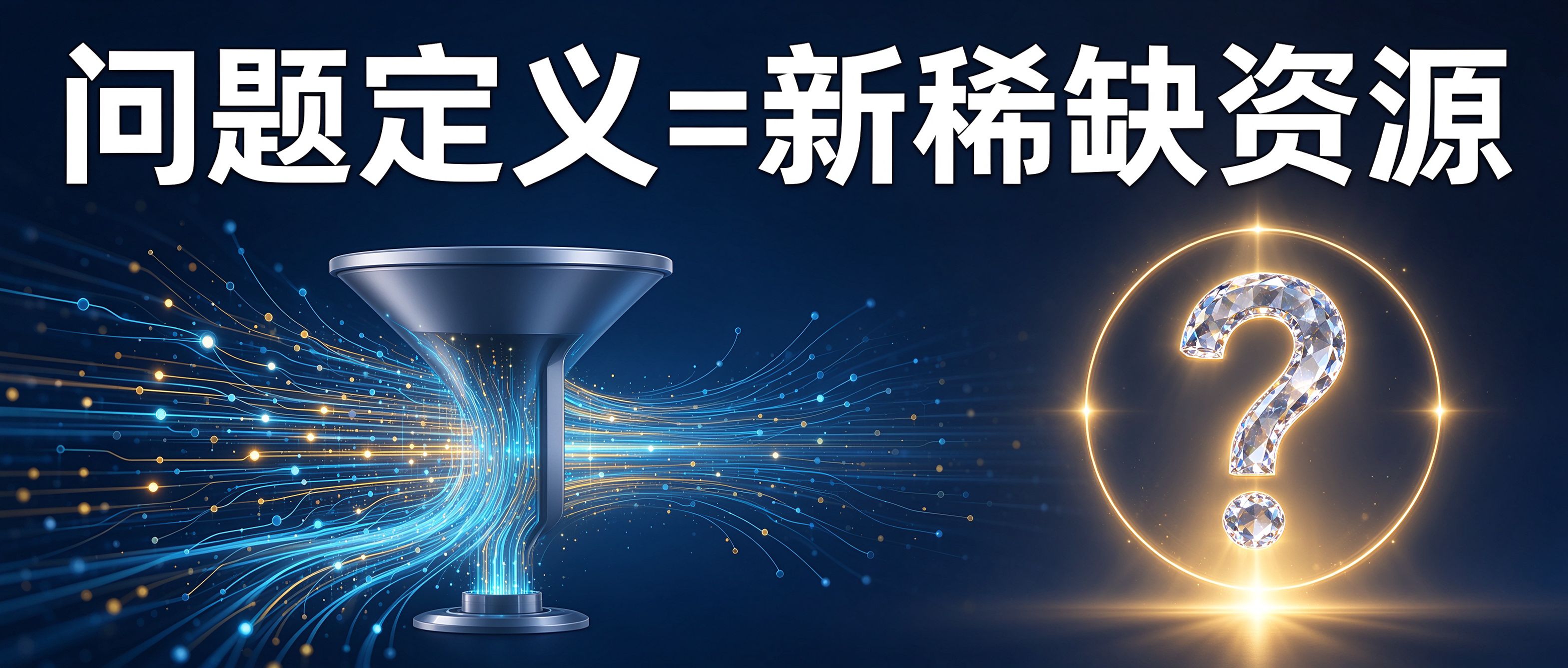 答案生产被自动化之后，问题定义成为新的稀缺资源